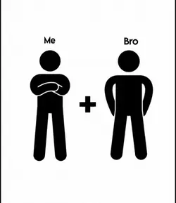 me and ma bro