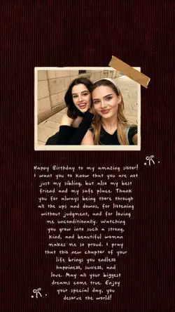 BIRTHDAY SISTER