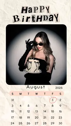 BIRTHDAY 01 AUGUST