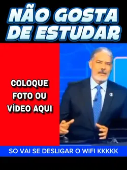 não quer estudar 
