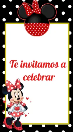 Minnie invitación