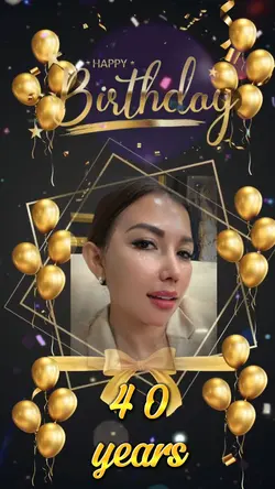 Birthday 40 years