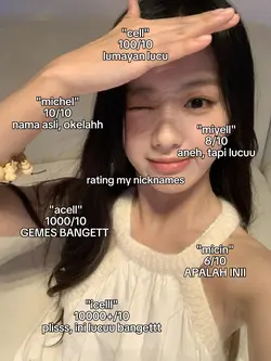 rating my nicknames 