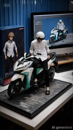 Mẫu mô hình 3D AI