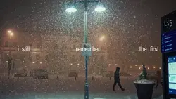 first fall of snow