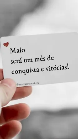 Seja Bem Vindo Maio 