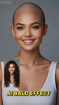 AI Bald effect 