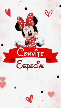 CONVITE MINNIE MOUSE