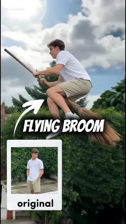 Flying broom effect