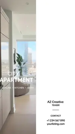 City-view apartment teaser