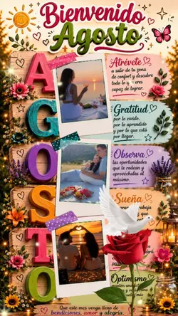 BIENVENIDO AGOSTO 
