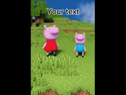 Peppa pig Minecraft 