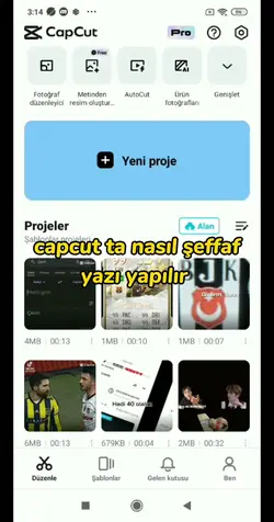  şeffaf yazı yapımı
