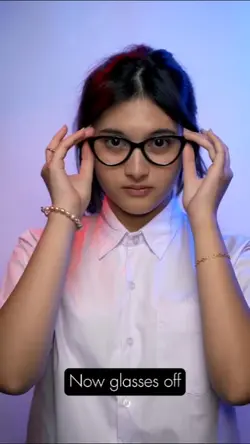 Now glasses off
