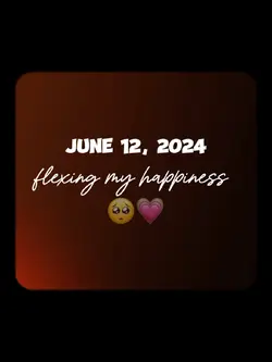 flexing my happiness