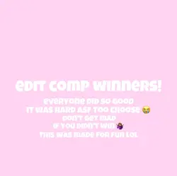 Edit comp winners!