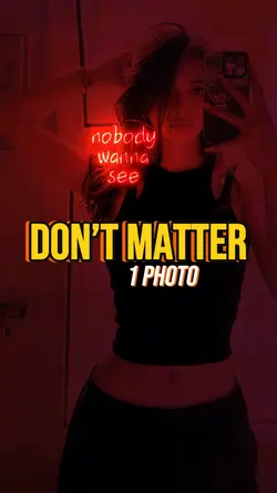 Don’t matter