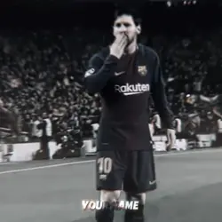 Free edit Messi