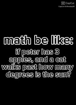 math be like