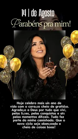 Feliz niver pra mim 