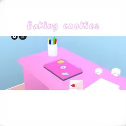 Baking cookies
