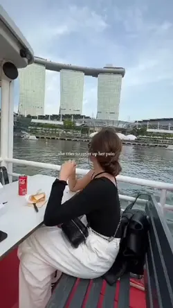 she tries to cover 