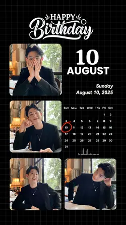 10 AUGUST BIRTHDAY