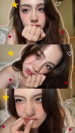 3 photos selfie