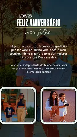 PARABÉNS MEU FILHO 