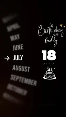 hbd 18th July Dad