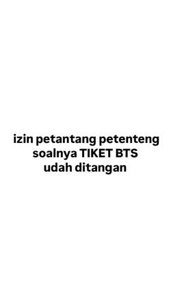JJ TIKET KONSER BTS