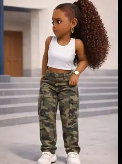 Cute curly dance