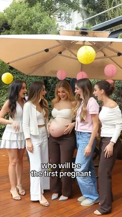 Who pregnant first