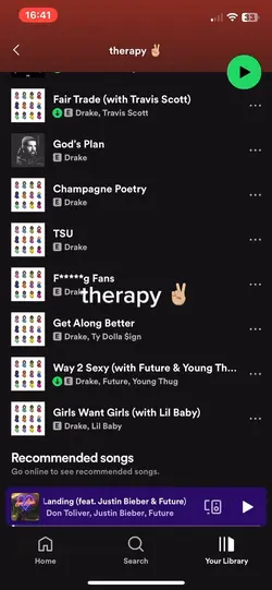 therapy playlist ✌🏼