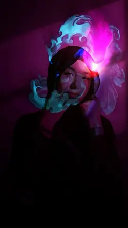 Neon Glow Photo