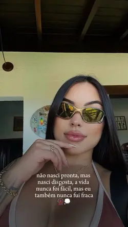 Não nasci pronta