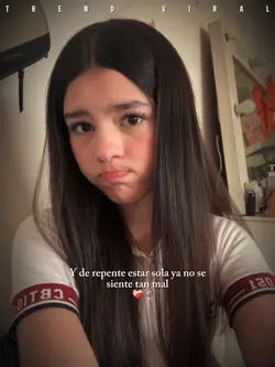 Estar sola…❤️‍🩹