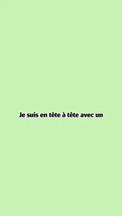 je suis en