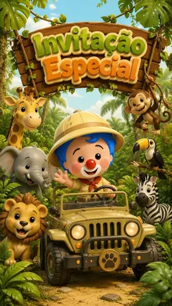 Invitacion Safari