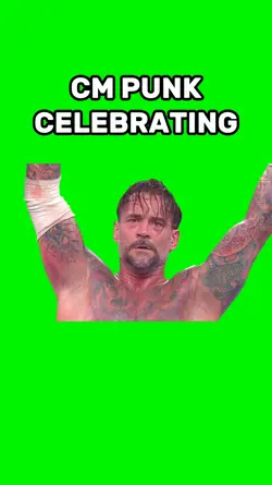 CM Punk celebrating 