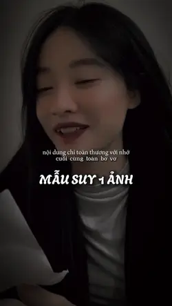 mẫu 1 ảnh suy