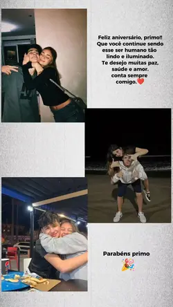 Parabéns primo 