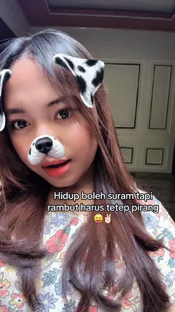 rambut tetap pirang