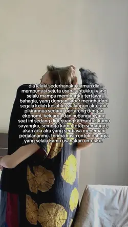 dia lelaki sederhana
