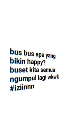 bus bus apa yang 