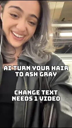 ash gray hair