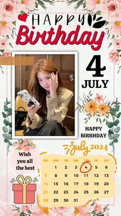 4 JULY BIRTHDAY