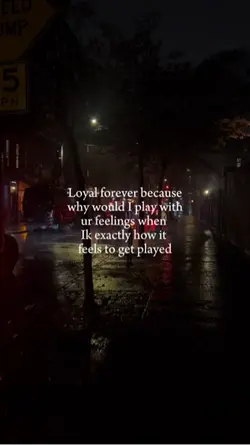 Forever loyal. 