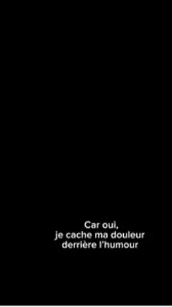 Ma douleur…