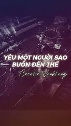 Yêu một người sao
